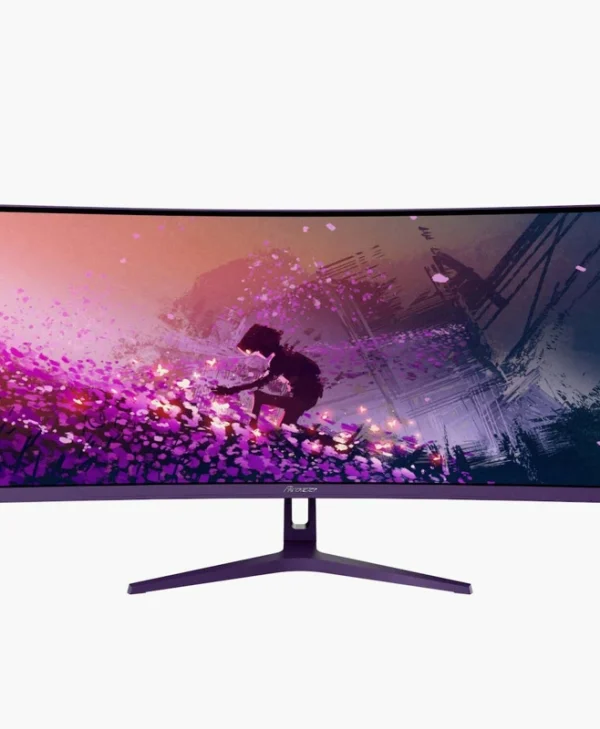 Arozzi Nova Ultrawide VA Curved Gaming Monitor 34" QHD 3440x1440 165Hz με Χρόνο Απόκρισης 4ms GTG Μωβ AZ-NO-34T2K165-PP