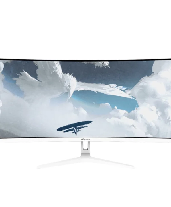 Arozzi Nova Ultrawide VA Curved Gaming Monitor 34" QHD 3440x1440 165Hz με Χρόνο Απόκρισης 4ms GTG Λευκό AZ-NO-34T2K165-WT