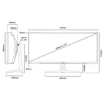 Arozzi Nova Ultrawide VA Curved Gaming Monitor 34" QHD 3440x1440 165Hz με Χρόνο Απόκρισης 4ms GTG Λευκό AZ-NO-34T2K165-WT - Image 3