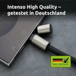 Intenso 2in1 Cell Phone Lanyard Black 7991000 - Image 2