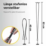 Intenso 2in1 Cell Phone Lanyard Black 7991000 - Image 4