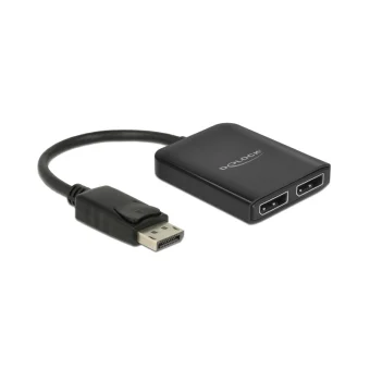 DeLock Μετατροπέας DisplayPort male σε DisplayPort 2x female 1τμχ 87768