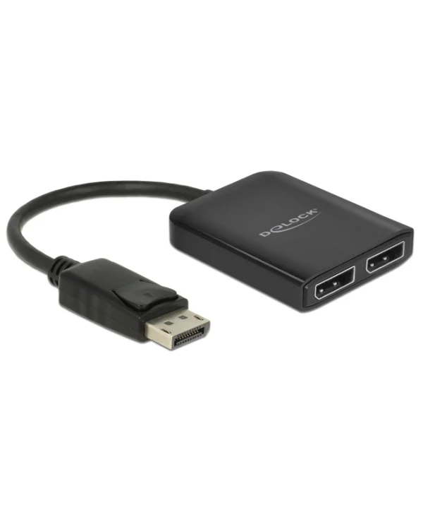 DeLock Μετατροπέας DisplayPort male σε DisplayPort 2x female 1τμχ 87768