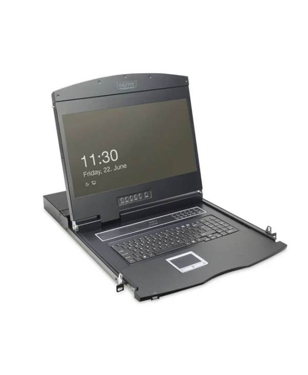 Digitus Modular Console Kvm Switch Digitus Metal 48.3cm 8 Ports Black DS-72211-4GE