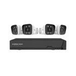 Foscam Σύστημα Παρακολούθησης FNA108E-B4-2T Καμερών IP με Καταγραφικό NVR & Σκληρό Δίσκο 2TB FNA 108 E B4 2T wh