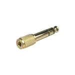 DeLock Μετατροπέας 3.5mm male σε 6.3mm female Χρυσό 1τμχ 65360 - Image 3