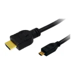 LogiLink HDMI 1.4 High Speed 1080p 120Hz Cable HDMI male - micro HDMI male 2m Μαύρο CH0032