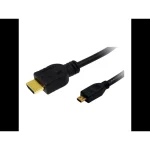 LogiLink HDMI 1.4 High Speed 1080p 120Hz Cable HDMI male - micro HDMI male 2m Μαύρο CH0032 - Image 2