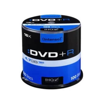Intenso Εγγράψιμα DVD+R 16x 4.7GB Cake Box 100τμχ 4111156