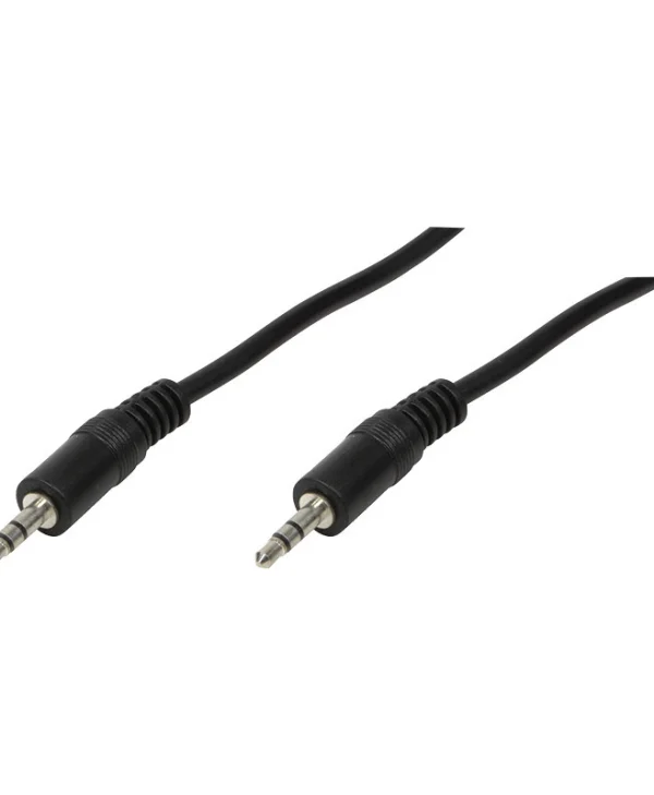 LogiLink Καλώδιο Ήχου 3.5mm male - 3.5mm male Μαύρο 10m CA1053