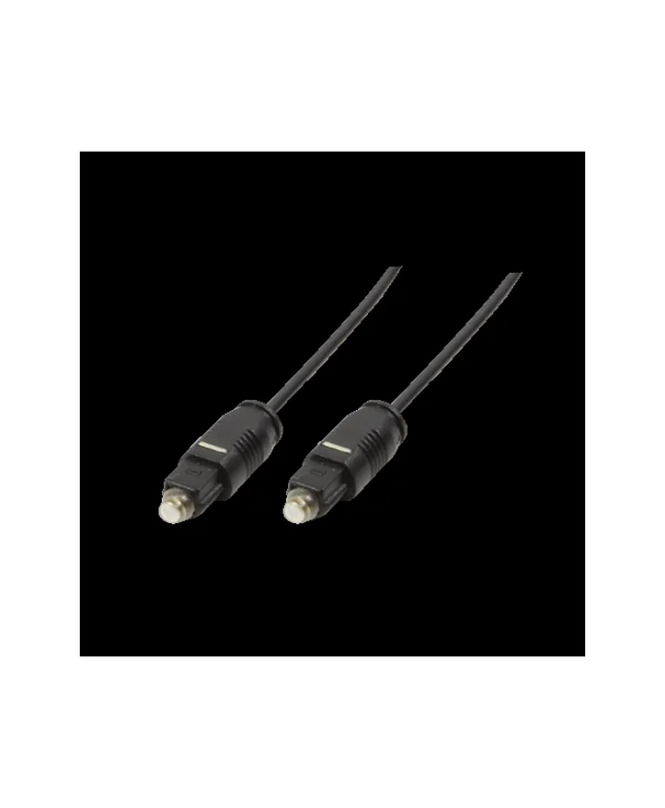 LogiLink Optical Audio Cable TOS male - TOS male Μαύρο 1m (CA1006)
