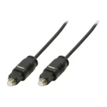 LogiLink Optical Audio Cable TOS male - TOS male Μαύρο 1m (CA1006) - Image 2