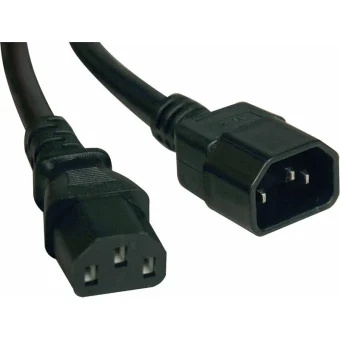 LogiLink IEC C14 - IEC C13 Cable 1.8m Μαύρο CP091
