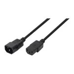 LogiLink IEC C14 - IEC C13 Cable 1.8m Μαύρο CP091 - Image 2