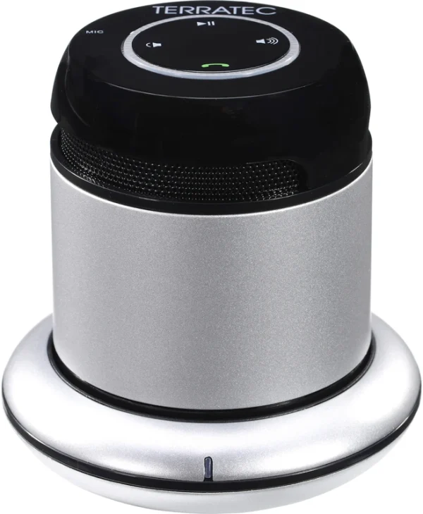 TerraTec Concert BT Mobile Ηχείο Bluetooth 2W με Διάρκεια Μπαταρίας έως 10 ώρες Ασημί 131222