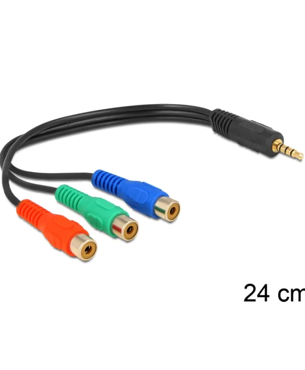 DeLock Μετατροπέας 3.5mm male σε RCA female 1τμχ 62499