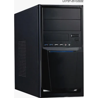 Linkworld 7271-23 Midi Tower Κουτί Υπολογιστή Μαύρο 7271-23/450W