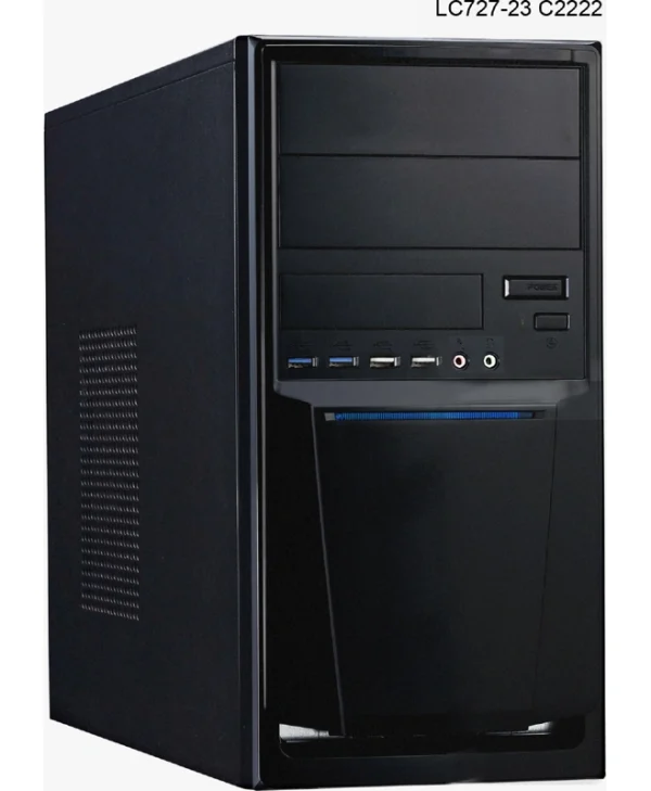 Linkworld 7271-23 Midi Tower Κουτί Υπολογιστή Μαύρο 7271-23/450W