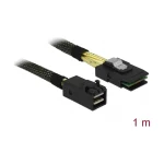 DeLock Mini SAS - Mini SAS Cable 1m Μαύρο (83389) - Image 2
