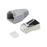LogiLink Βύσμα RJ-45 male/female 100τμχ Γκρι MP0021