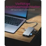 Icy Box USB-C Docking Station με HDMI 4K PD Ethernet Γκρι (IB-DK4040A-CPD) - Image 4