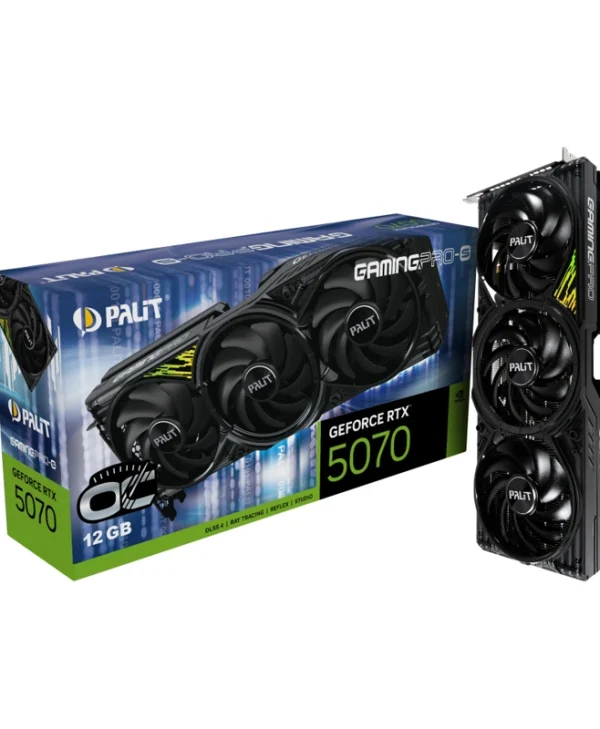 Palit GeForce RTX 5070 12GB GDDR7 GamingPro-S OC Κάρτα Γραφικών NE75070T19K9-GB2050U