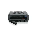Icy Dock ExpressCage 2x 2.5 Inch SAS/SATA HDD/SSD Mobile Rack for External 3.5 Inch Bay-Comparable to Tray-less Design Μαύρο (MB742SP-B) - Image 4