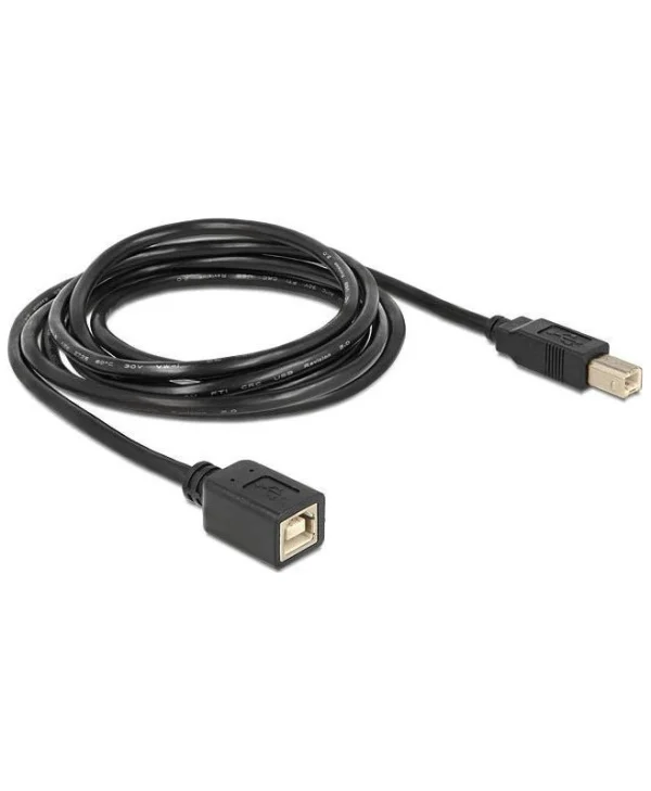 DeLock USB 2.0 Cable USB-B male - USB-B female 2m (83427)