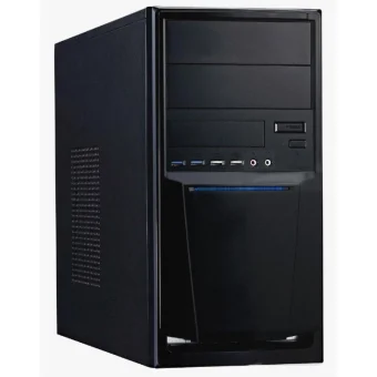Linkworld 7271-23 o.N. Midi Tower Κουτί Υπολογιστή Μαύρο