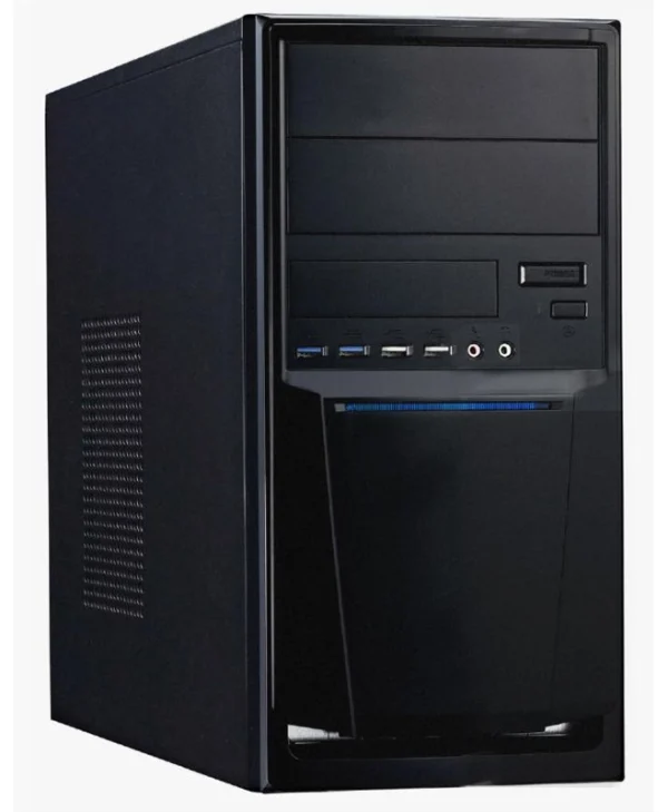 Linkworld 7271-23 o.N. Midi Tower Κουτί Υπολογιστή Μαύρο