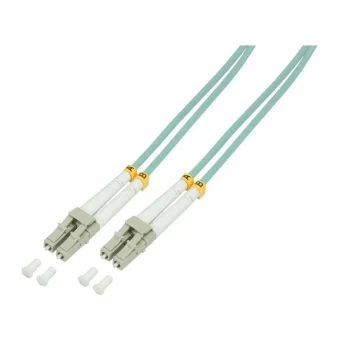 LogiLink Καλώδιο Οπτικής Ίνας LC-LC 0.5m Τιρκουάζ FP3LC00
