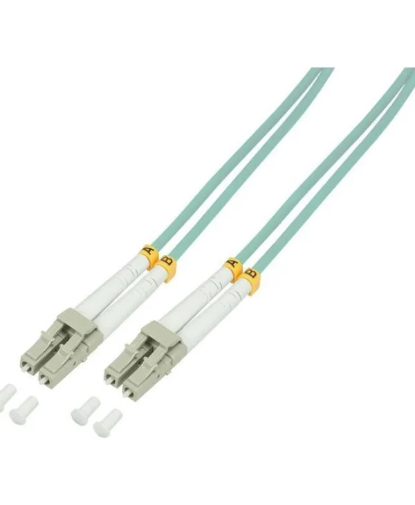 LogiLink Καλώδιο Οπτικής Ίνας LC-LC 0.5m Τιρκουάζ FP3LC00