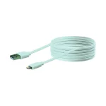 Schwaiger Flat USB-A to Lightning Cable Λευκό 2m (LKF200L532) - Image 2