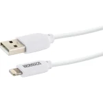 Schwaiger Flat USB-A to Lightning Cable Λευκό 2m (LKF200L532) - Image 4