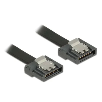 DeLock 7-Pin SATA III - 7-Pin SATA III Cable 30cm Μαύρο (83840)