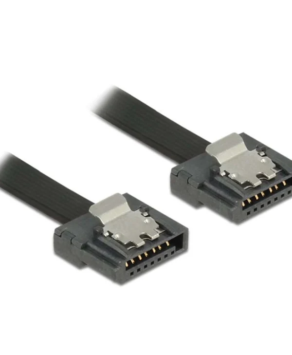 DeLock 7-Pin SATA III - 7-Pin SATA III Cable 30cm Μαύρο (83840)