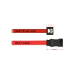 DeLock 7-Pin SATA III - 7-Pin SATA III Cable 30cm Κόκκινο (83834) - Image 2