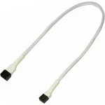 Καλώδιo Nanoxia 3-pin Extension 30 Cm White NX3PV30W