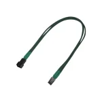 Καλώδιo Nanoxia 3-pin Molex Extension 30 Cm Green NX3PV3EG