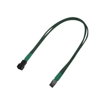 Καλώδιo Nanoxia 3-pin Molex Extension 30 Cm Green NX3PV3EG