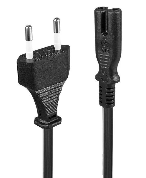 Lindy Euro - IEC C7 Cable 2m Μαύρο 30421