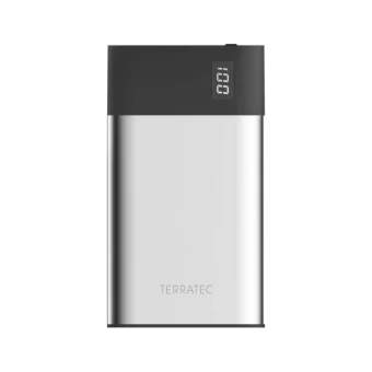 TerraTec P80 Slim Power Bank 8000mAh με 2 Θύρες USB-A Μαύρο 218552