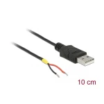 DeLock USB 2.0 Type-A Male To 2x Open Wires Power 10cm Raspberry Pi 85250 - Image 2