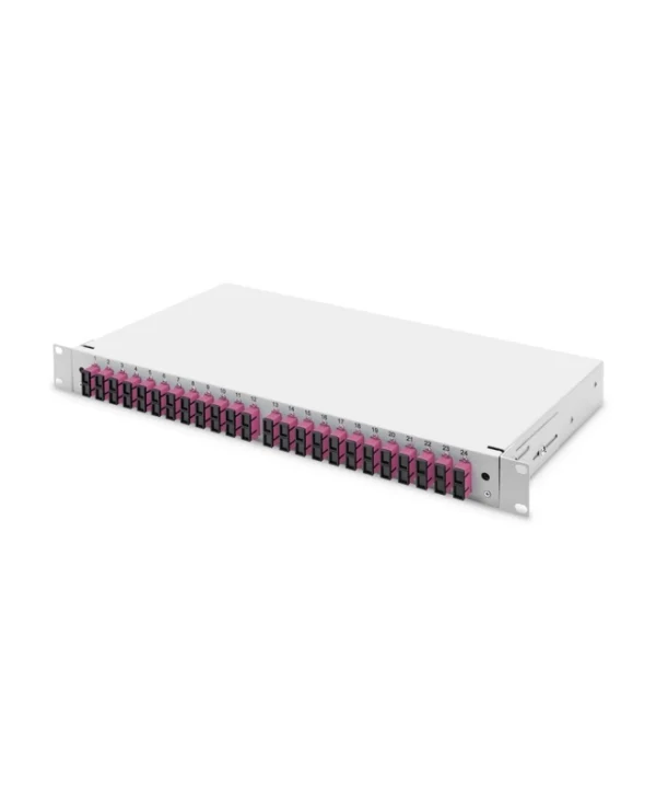Digitus Οπτικό Patch Panel για Rack 1U 19" 12 Θυρών Γκρι DN-96322-4