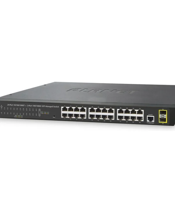 Planet GS-4210-24T2S Managed L2 Switch με 24 Θύρες Gigabit (1Gbps) Ethernet και 2 SFP Θύρες