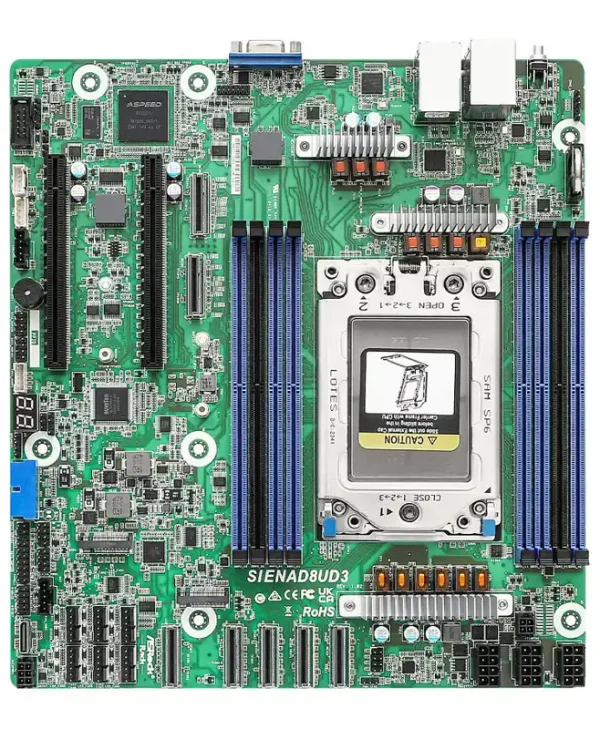 ASRock SIENAD8UD3 SoC Motherboard Micro ATX με AMD SP6 Socket