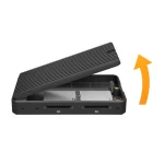 Icy Dock Θήκη για Σκληρό Δίσκο M.2 SATA III με σύνδεση Type-C IB-CR602M-C31 - Image 2