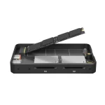 Icy Dock Θήκη για Σκληρό Δίσκο M.2 SATA III με σύνδεση Type-C IB-CR602M-C31 - Image 6