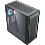 Silentware Air 100 Gaming Midi Tower Κουτί Υπολογιστή με Πλαϊνό Παράθυρο και ARGB Φωτισμό Μαύρο AIR100BLACK - Image 2