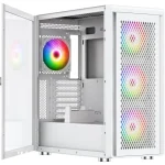 Silentware Air 100 Gaming Midi Tower Κουτί Υπολογιστή με Πλαϊνό Παράθυρο και ARGB Φωτισμό Λευκό AIR100WHITE - Image 6